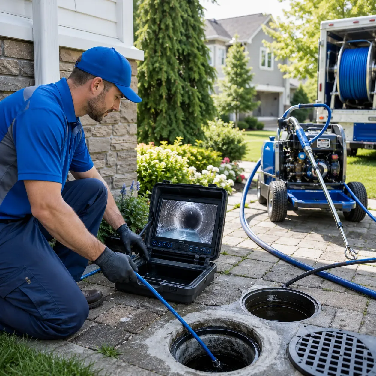 Outdoor drain cleaning professionals serving Henrico, VA