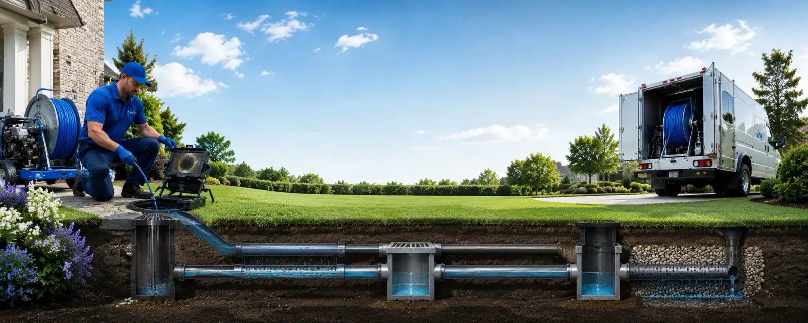 Outdoor drain cleaning information for Henrico, VA